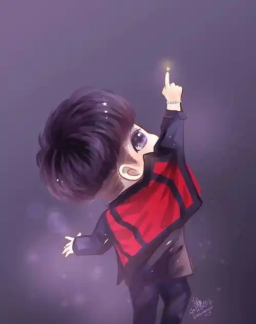 张艺兴卡通手绘cr小朦子littlemengzi微博