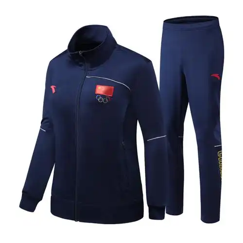 anta安踏国旗运动套装两件件套国家队外套长裤运动套装