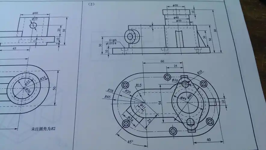 机械制图 不知道怎么剖