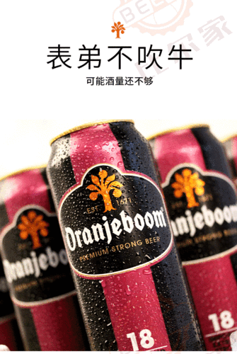 新日期德国进口橙色炸弹烈性啤酒高度强劲18度500ml6罐整箱