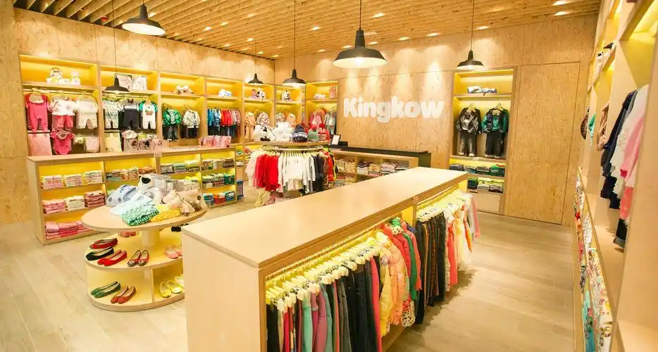 童装店铺陈列设计图_装信通网效果图