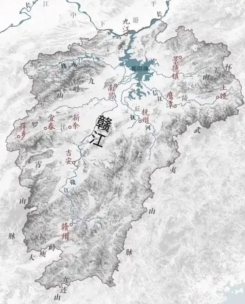 江西"母亲河"赣江沿岸孕育的四座城市:南昌,九江,赣州,吉安,唯独吉安