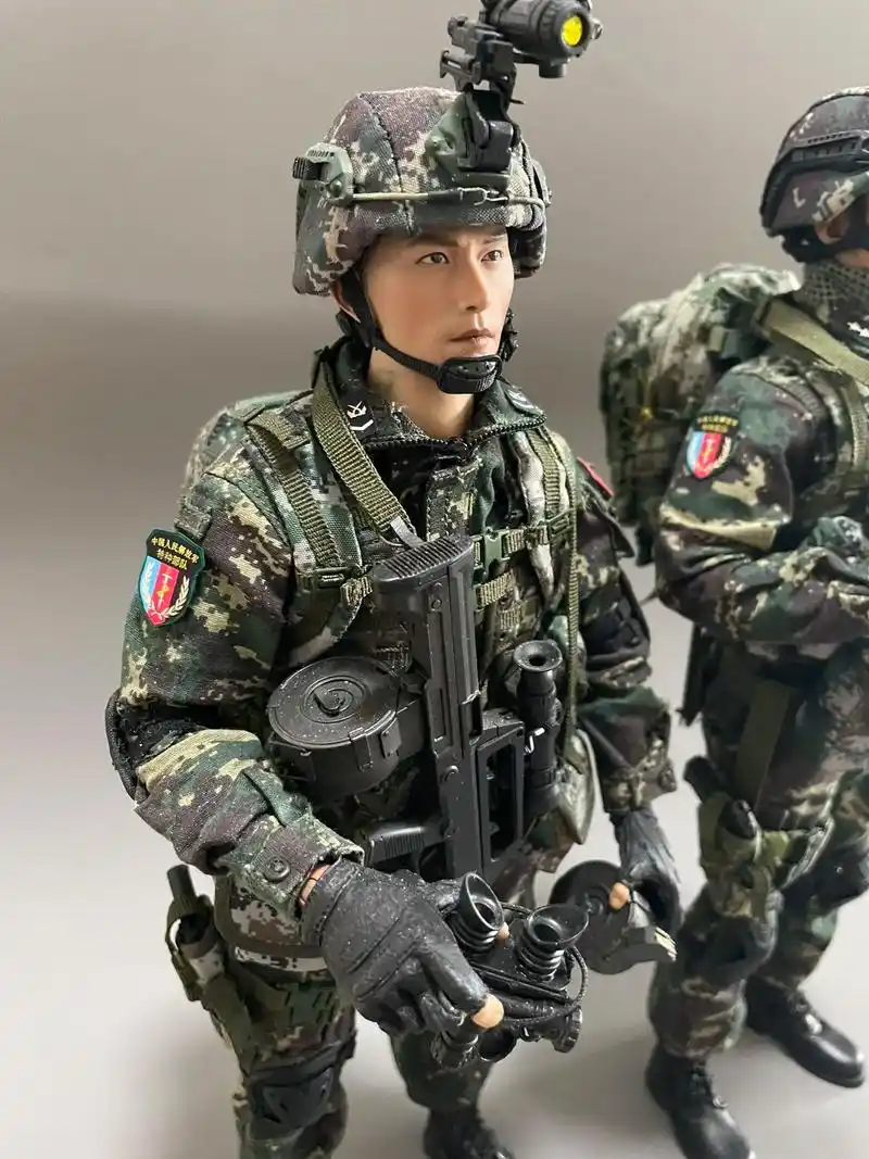 模型 #pla #狙击手 #吉利服 #特种部队 - 抖音