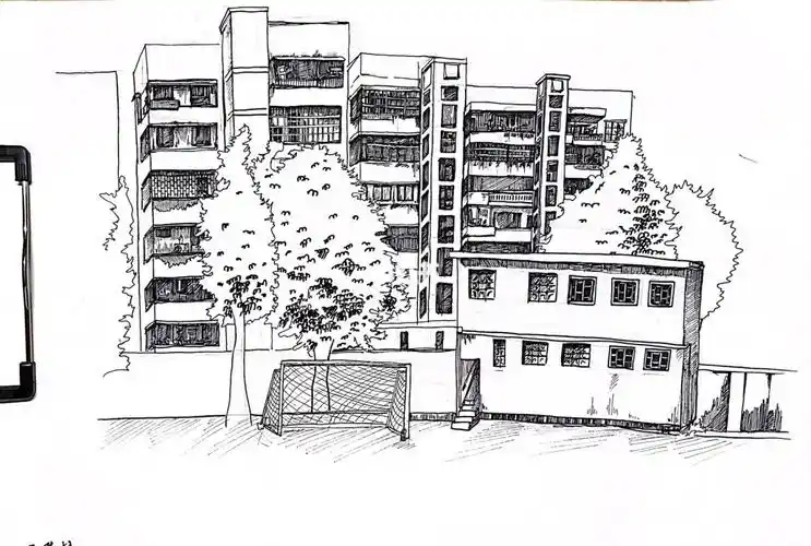 速写校园