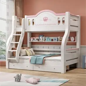 上下铺双层床多功能小户型儿童床全实木上下床经济型子母床高低床