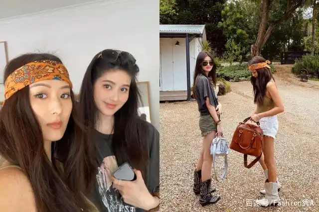 母女装变闺蜜装!41岁孙芸芸和20岁女儿同框穿搭,全靠1招搭配心机