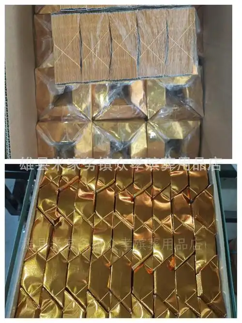 金山银山半成品批发纸扎纸活金银山清明节用品烧纸祭祀殡葬用品_义乌