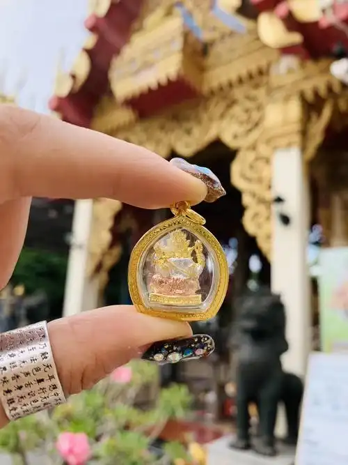 泰国佛牌真品 龙婆本小象神 防水壳 吊坠招财转运智慧学业