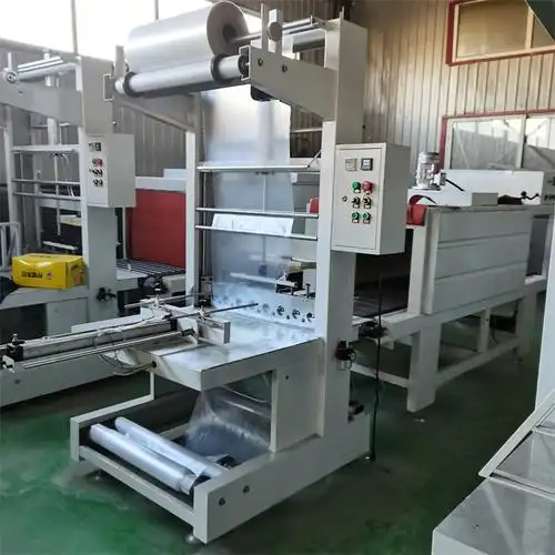 纸箱pe套膜收缩机袖口式半自动包装机6040型塑封膜包机