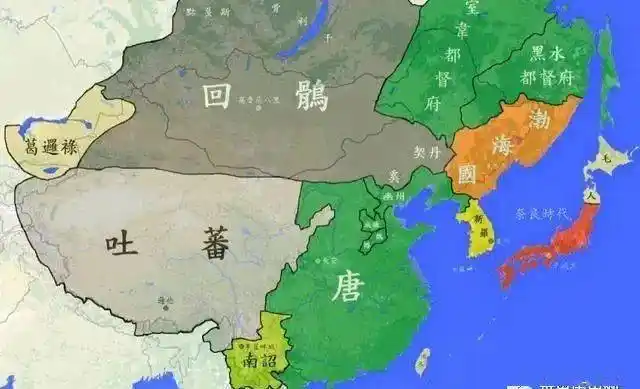 通过地图看唐朝版图变迁一个庞大帝国最后走向瓦解