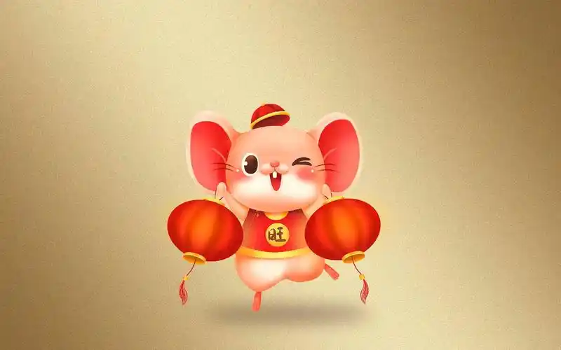 2020鼠年卡通鼠高清桌面壁纸
