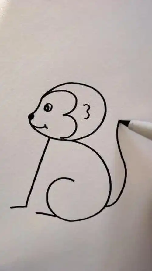 333画只小猴子,真的好简单呀!