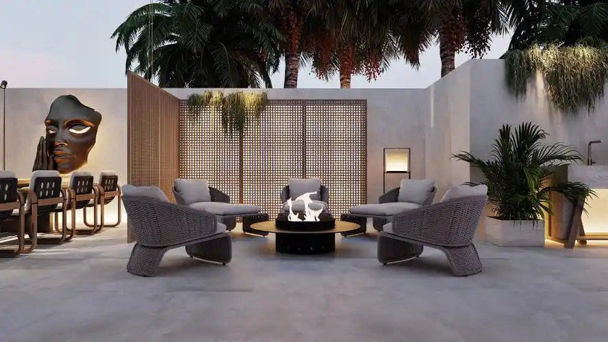 洋房屋顶花园效果图分享