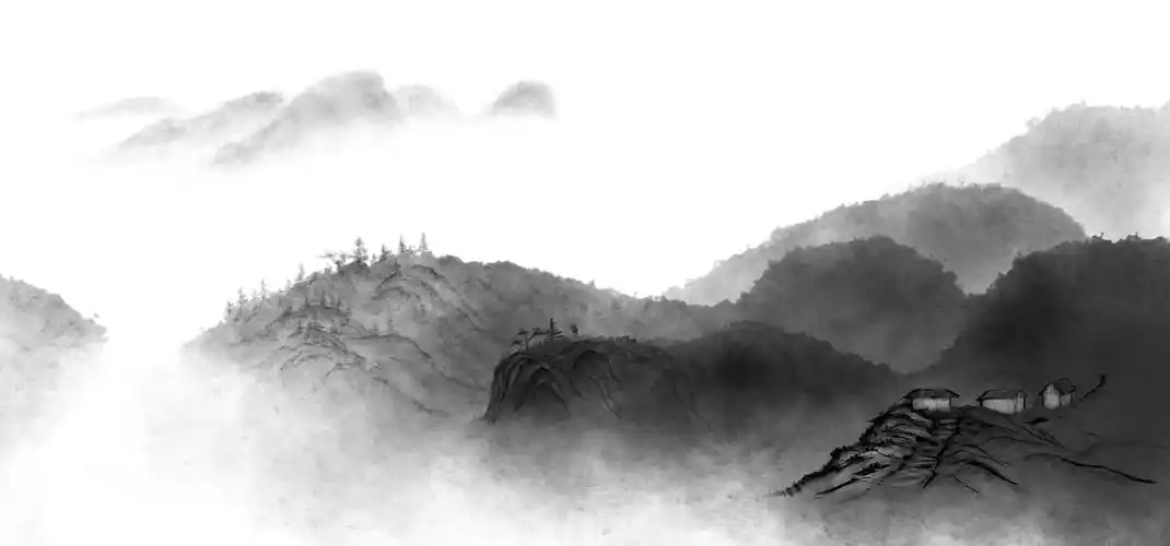 水墨插画
