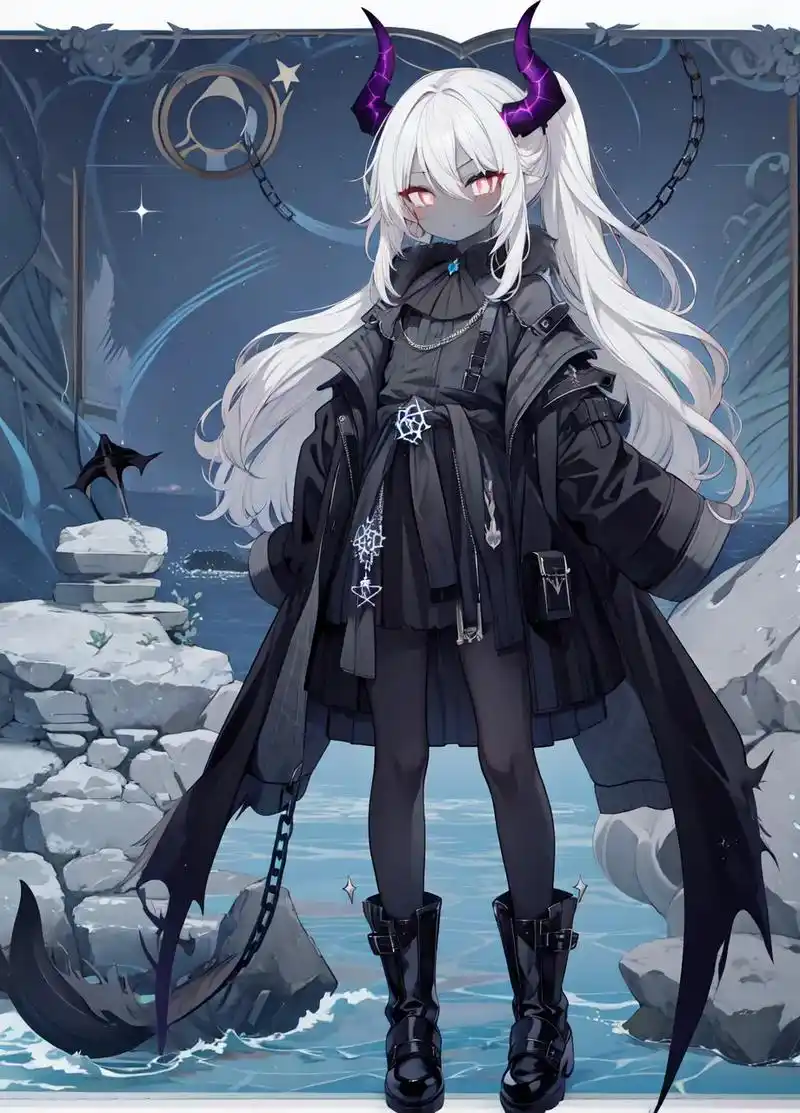 暗精灵.#ai绘画 #二次元 #二次元美图 #美图分享 - 抖音