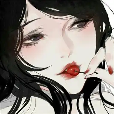 动漫二次元女生头像霸气冷酷