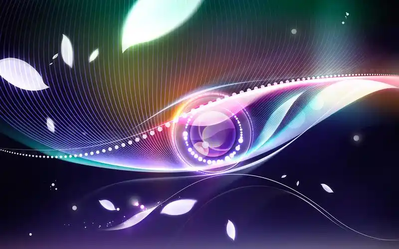 五彩绚丽好看彩色背景电脑桌面壁纸高清