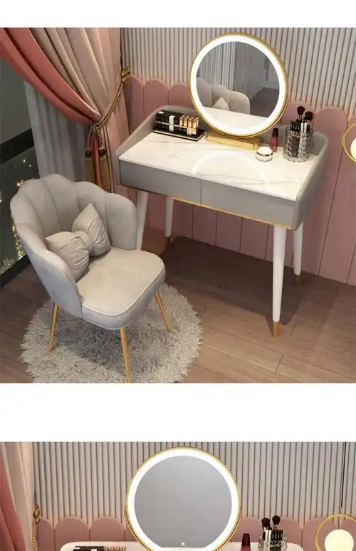 浙韵蔓斯菲尔轻奢梳妆台卧室现代简约2021年新款ins风小户型高级化妆