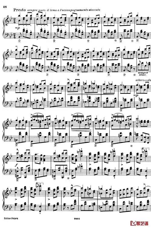 唐璜的回忆钢琴谱-李斯特 s.418-李斯特28