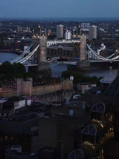 一张封神伦敦夏夜九十点的黄昏