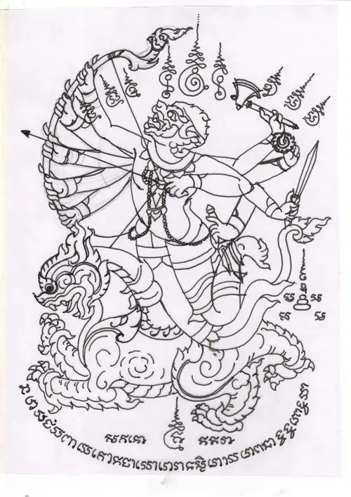 泰国传统刺符sakyant2027292227232924的设计和含义