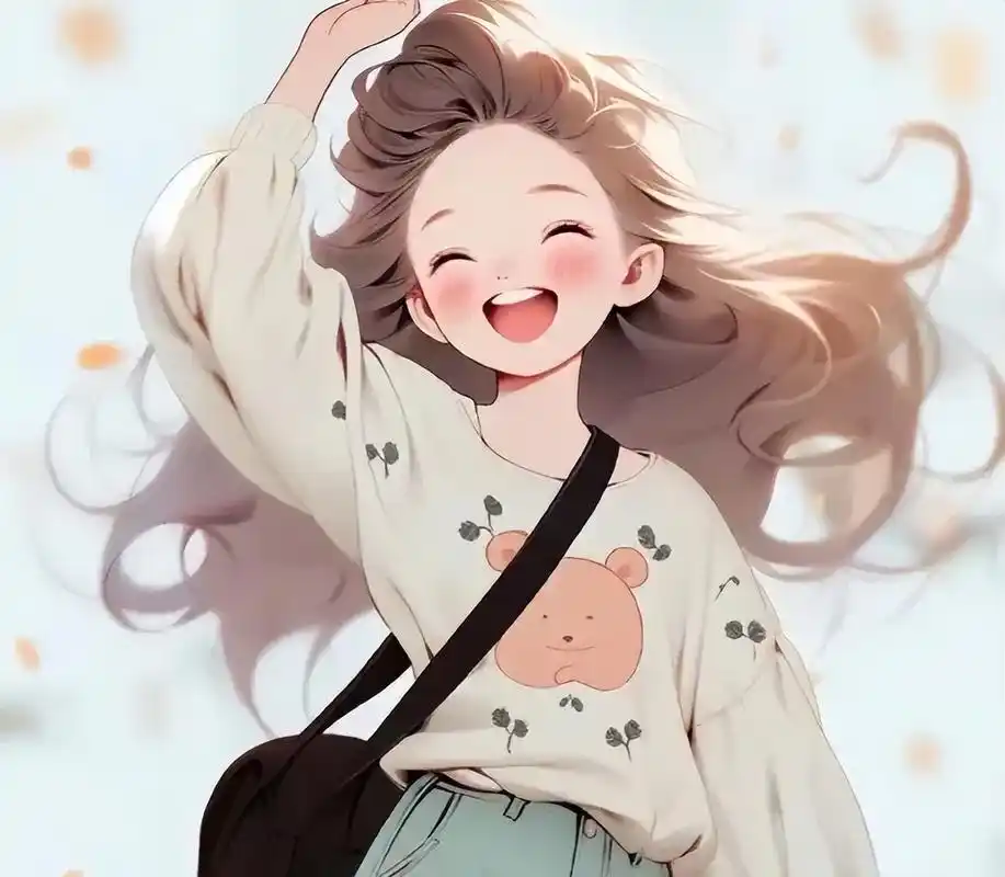 头像分享,笑容灿烂的女生头像