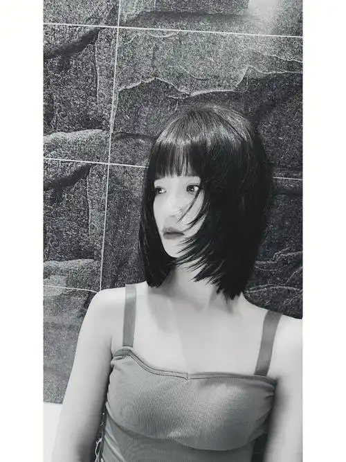 锁骨发 #圆脸发型推荐 #美发 #惠州发型设计李迪 #惠州剪发#惠州染发