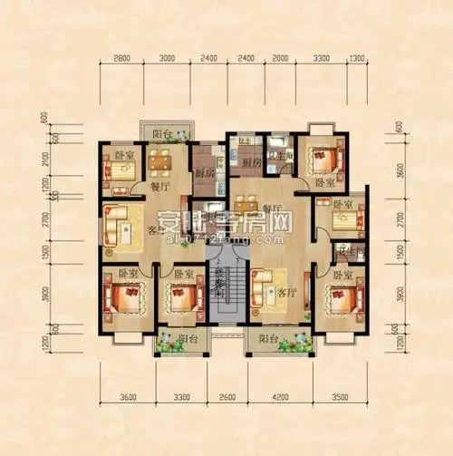 学府水岸-一期2号楼户型