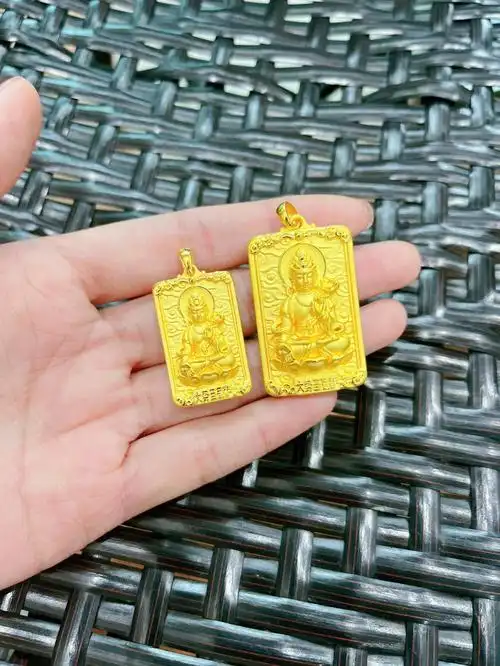 黄金十二生肖马本命佛男女情侣款