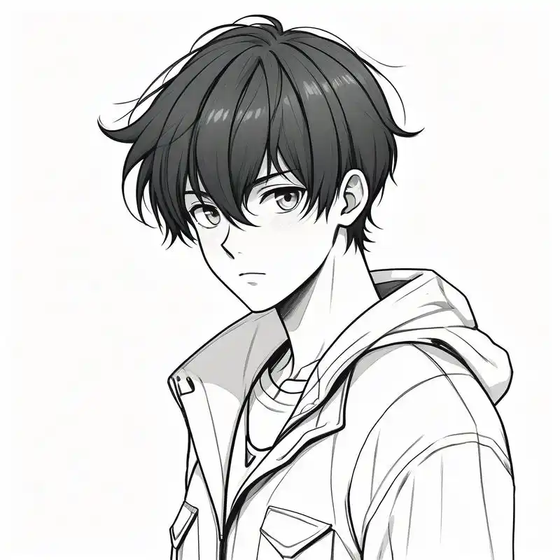 99这里有一波超酷的黑白动漫男生头像,是不是瞬间点燃了你的二次元