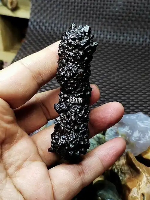 112克埃及沙漠黑金刚原石