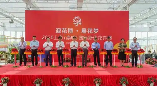 "迎花博 展花梦"——2020上海崇明国际新优花卉展在源怡智慧生态花卉