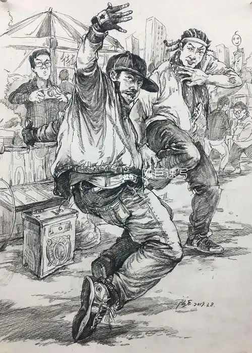 人物场景速写怎么画小伙伴们看过来啦