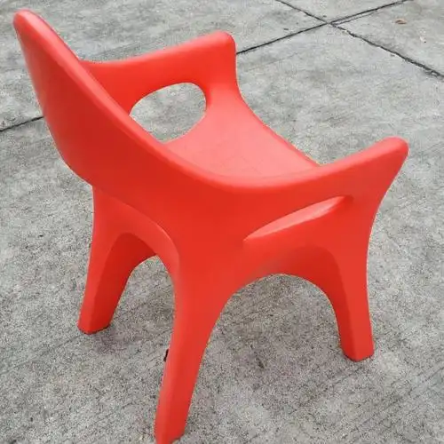 塑料凳子加厚 成人 客厅卧室实用滚塑休闲椅有靠背带扶手 可定制