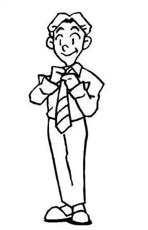 爸爸正面全身像简笔画图片
