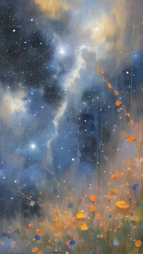 暗色系壁纸,夜晚的星空✨