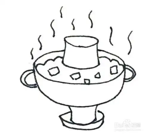 舌尖上的美食简笔画