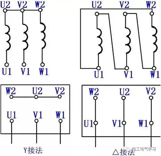 电机接线法电压为220380v电动机如何接线380v电机如何转接成220v详解
