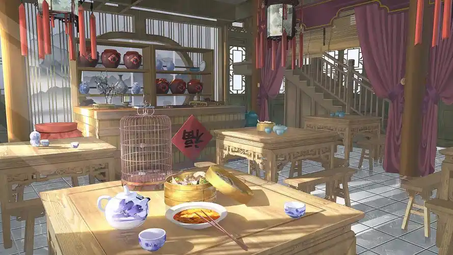 客栈|插画|游戏原画|伊一th - 原创作品 - 站酷 (zcool)