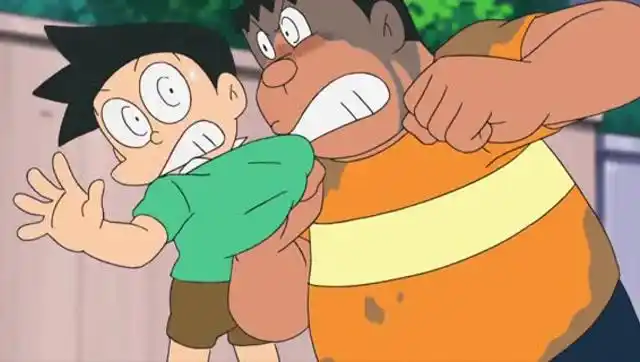 哆啦a梦的这个道具超赞,胖虎欺负大雄,结果让自己感同身受了!