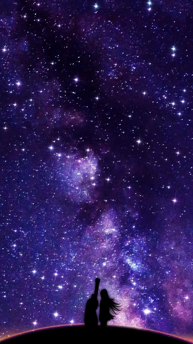 遥望夜空 那满天的星星 像亿万双闪烁的眼睛 那是我们亲人的眼