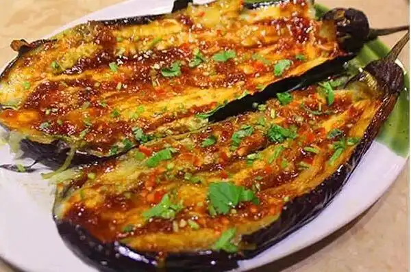 烤茄子原来可以这么好吃