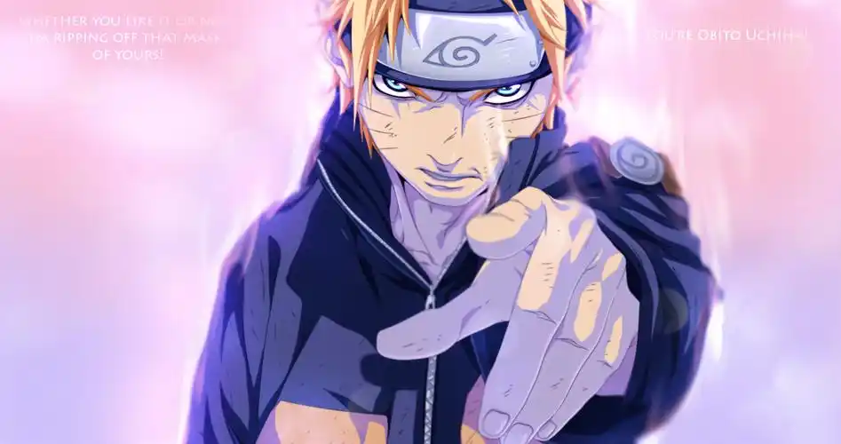 火影主角鸣人高清帅气大头像图片