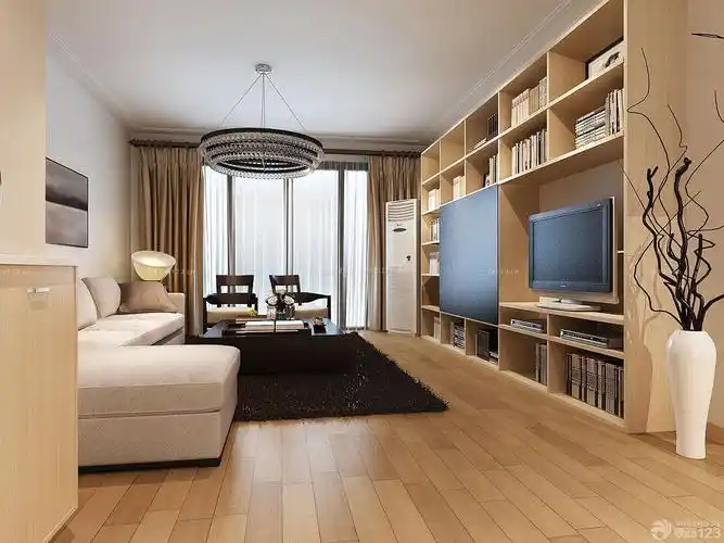 简欧家装客厅装修样板间小户型100_装信通网效果图