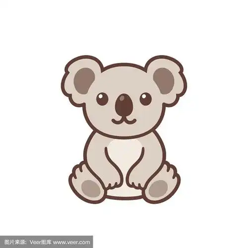 卡通可爱的考拉