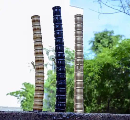 烟枪水烟筒长款罗汉竹节广东云南烟斗包邮原竹头烟斗