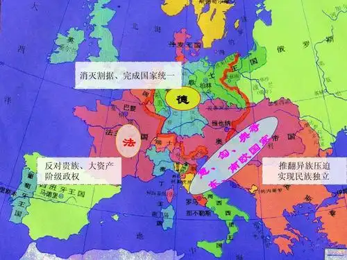 1848-1849年革命(欧洲)原创德语版ppt 重点在德国法国的改革