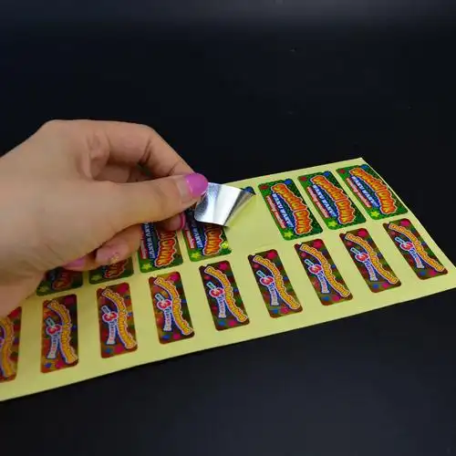 深圳亮银彩色标签 印刷彩色不干胶标签厂家 商标贴纸定做