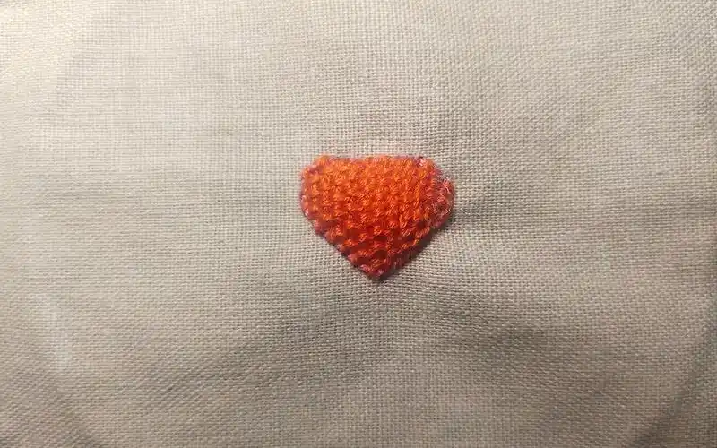 爱心怎么绣爱心的立体绣法