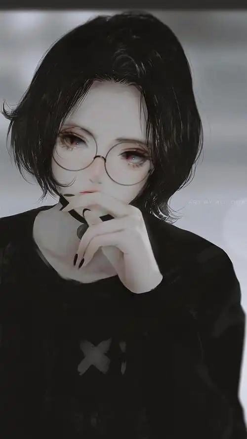 "玩神秘?黑暗系二次元小姐姐壁纸"